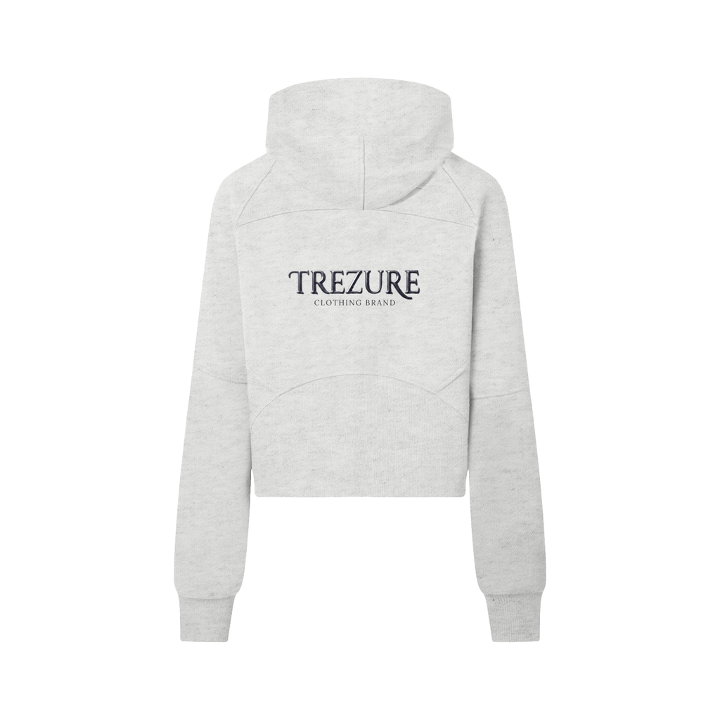 Cropped Half-Zip Hoodie