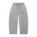 Unisex Mineral Wash Barrel Leg Pants