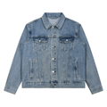 Unisex Vintage Wash Denim Jacket