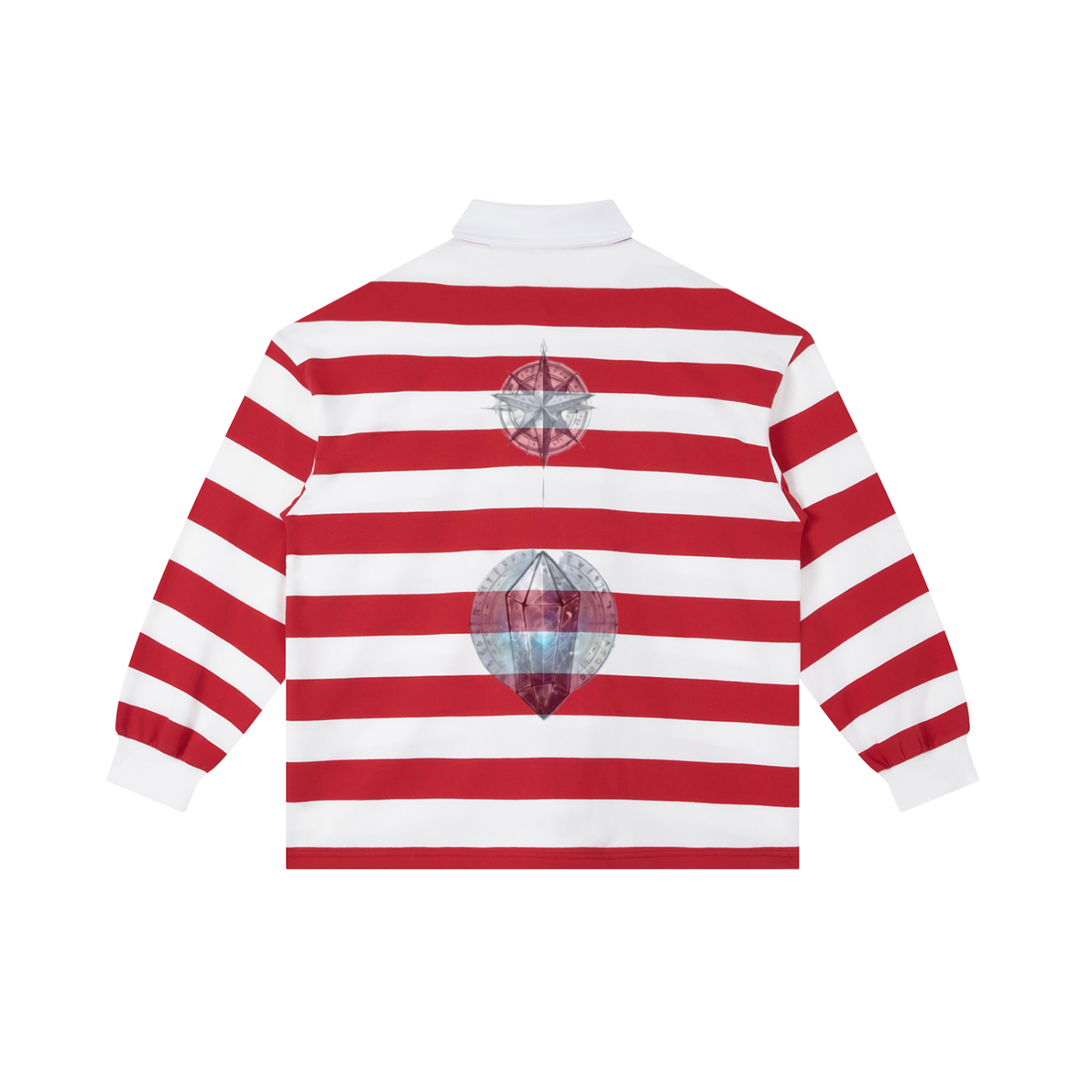 Color Block Stripe Polo Shirt
