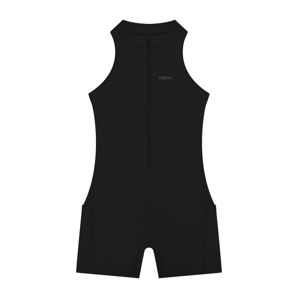Women’s Quarter-Zip Yoga Romper