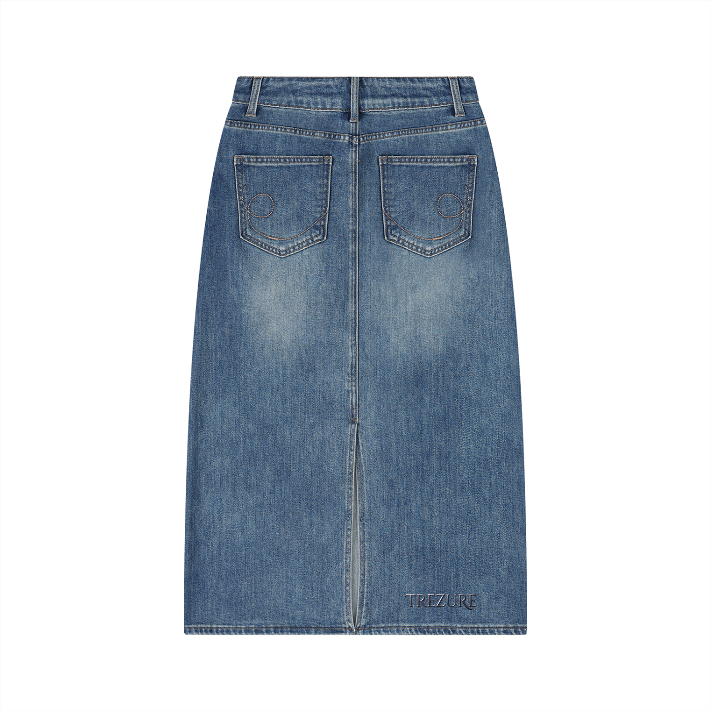Women’s Vintage Wash Denim Skirt