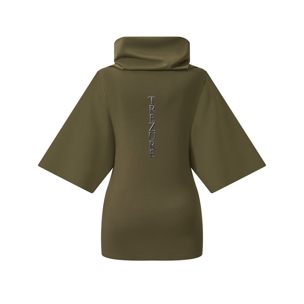 Women’s Turtleneck Batwing T-Shirt