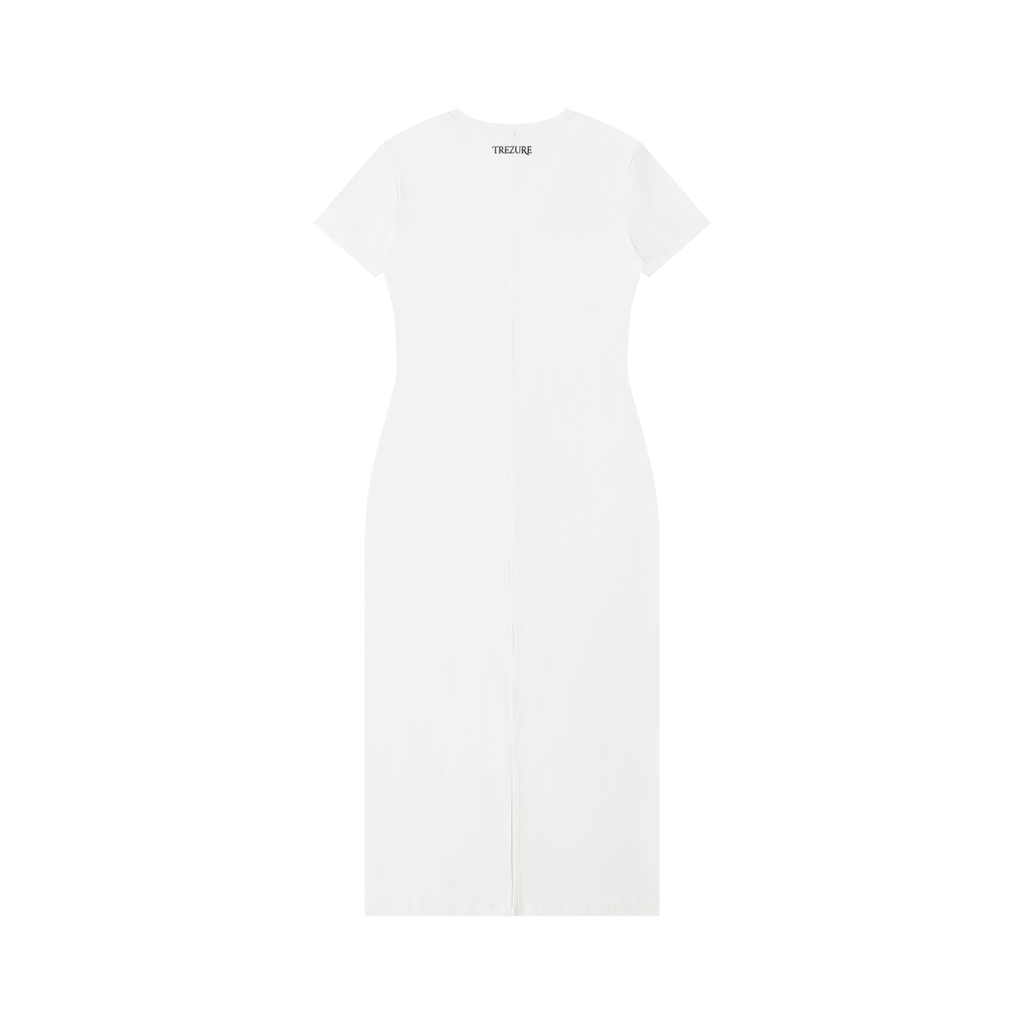 Women's V-Neck Short Sleeve Maxi Dress