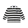 Color Block Stripe Polo Shirt