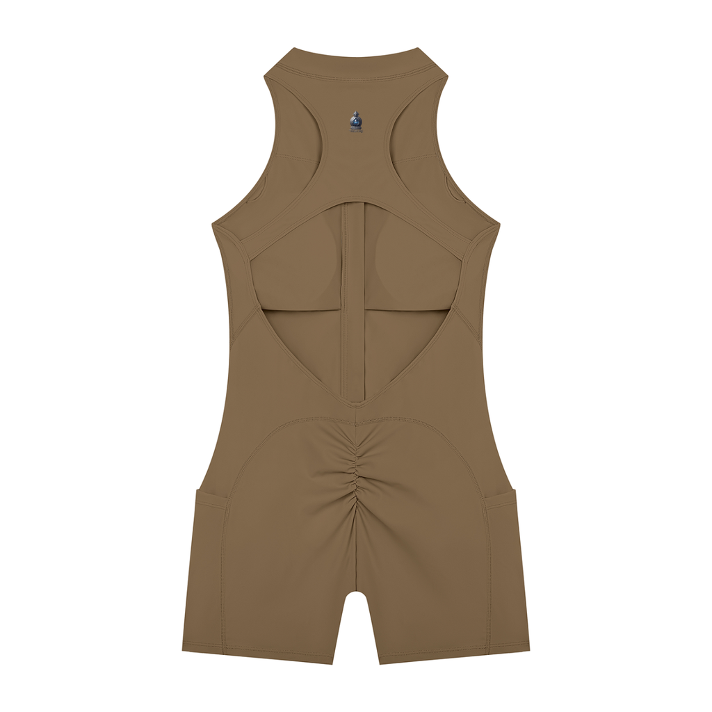 Women’s Quarter-Zip Yoga Romper