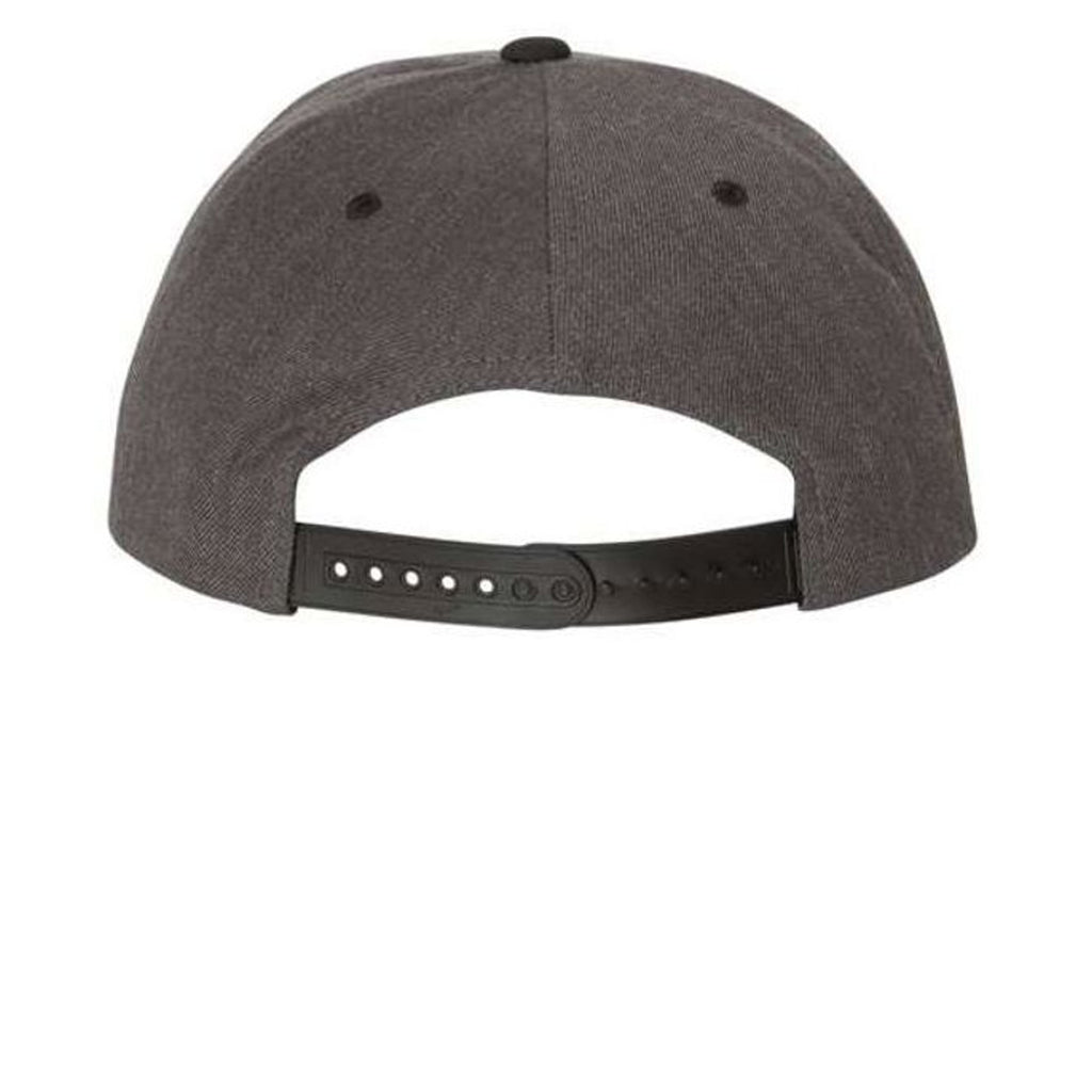 Dark Heather/ Black - 6089M - BACK